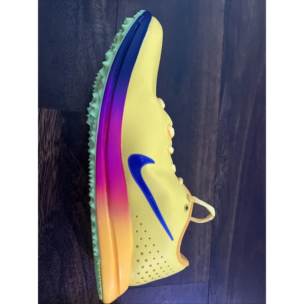 New Nike Zoom Triple Jump TJ Elite 3 Track Spikes‎ Mens Size 5.5 Gold